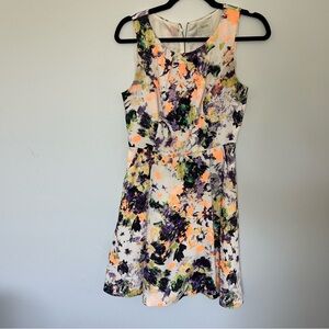 Anthropologie fit and flare dress
